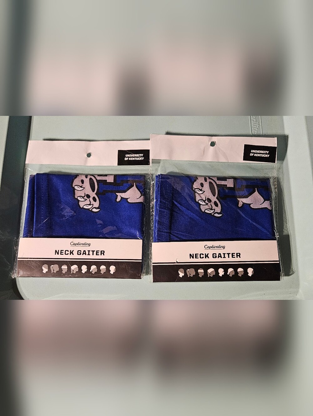 University of Kentucky Blue Neck Gaiter Unisex, Set of 2